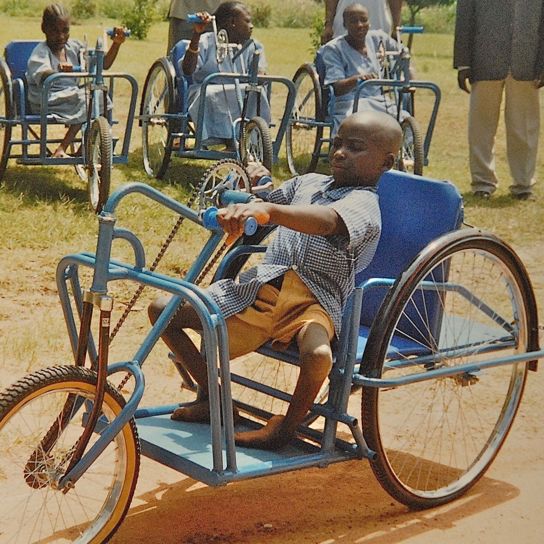 Sadaqa Hand Tricycle in Nigeria - Shared