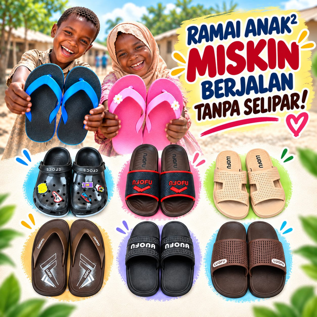 Slippers for Children in Nigeria