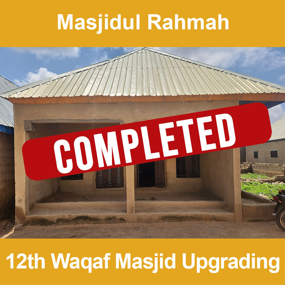 12th Waqaf Masjid Upgrading in Nigeria