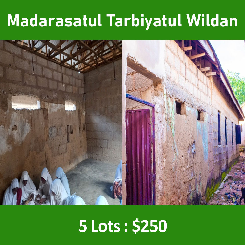 ナイジェリアで第 8 回ワカフ神学校の改修工事