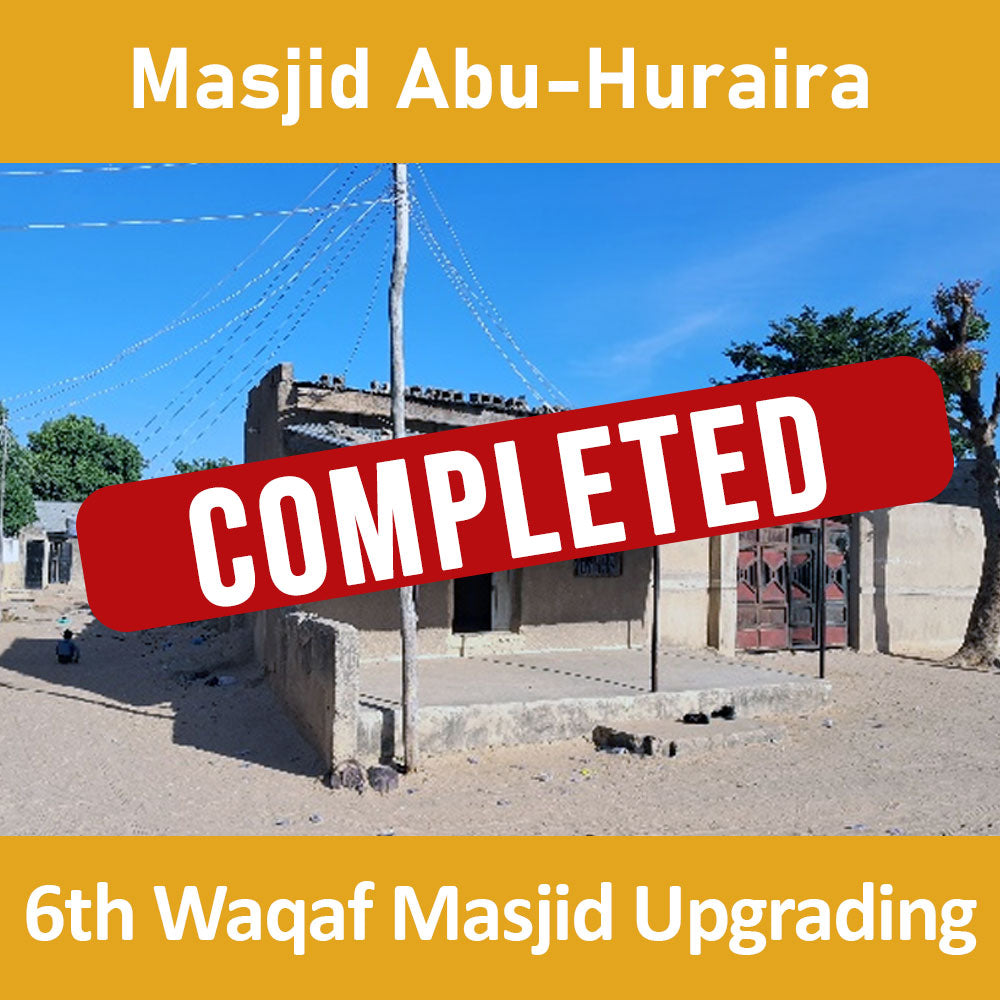 6th Waqaf Masjid Upgrading in Nigeria