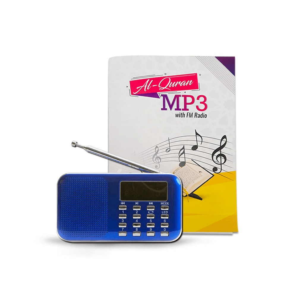 Al-Quran MP3 with FM Radio - Blue