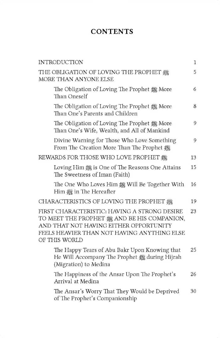 Muhammad SAW, The Epitome of Perfection &amp; A Treatise on Loving The Prophet