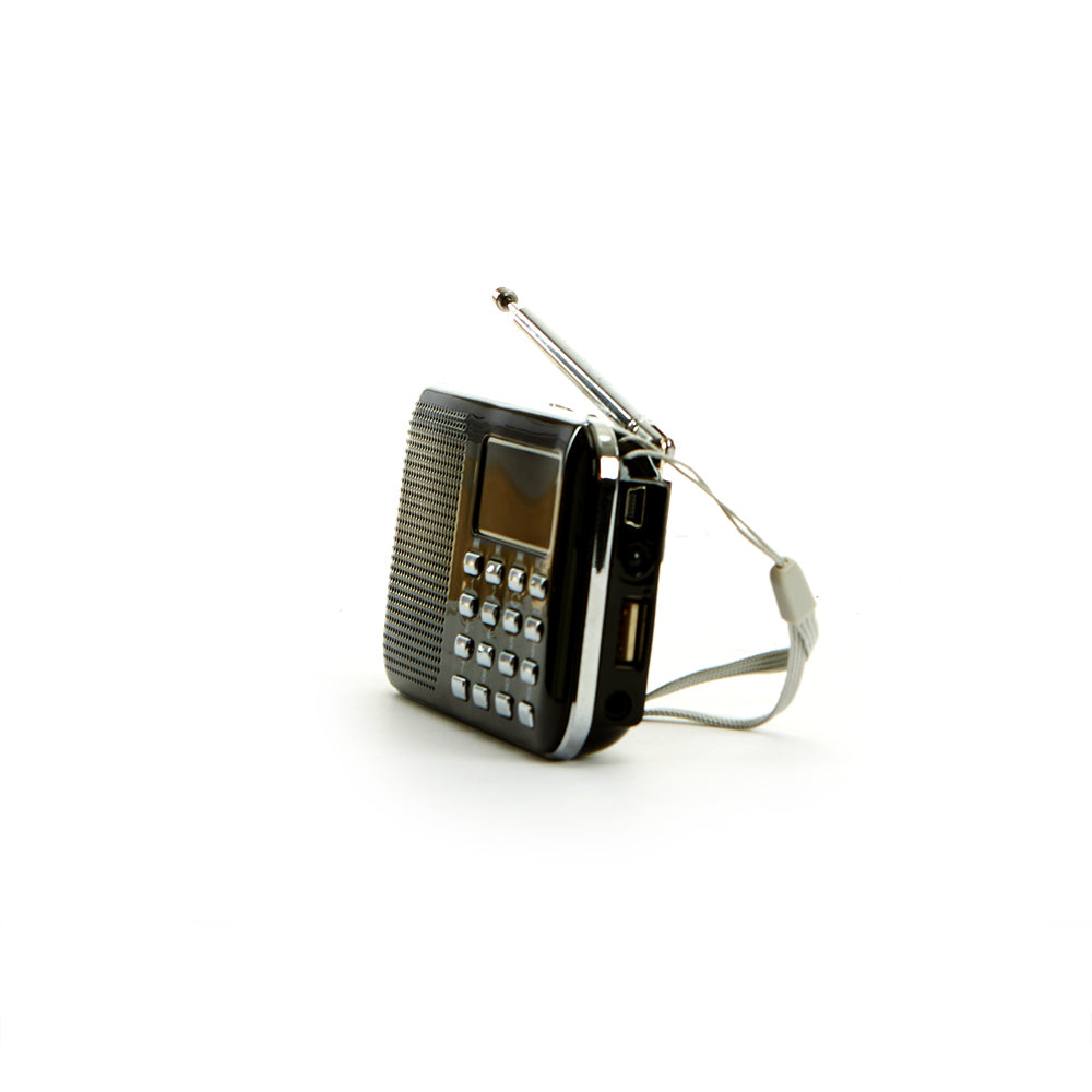 Al-Quran MP3 FM ラジオ付き - ブラック