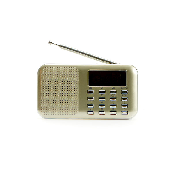 Buy SQ-200 Quran Speaker Portable Quran Speaker MP3 Player 8GB TF FM Golden Online | Carrefour UAE - View #13